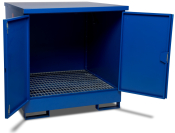 DrumBank 4 Drum Enclosed Spill Pallet 1350 x 1250 x 1350