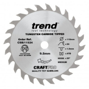 115mm x 24T x 9.5mm Bore Trend Craft Pro Blade