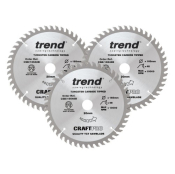 165mm x 20mm Bore Trend Craft Pro Blade Triple Pack