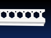 10mm Ivory Plastic Bell Cast Bead @ 2.5m (Box 25)