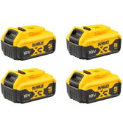 Dewalt 18V XR 5.0Ah Battery (Pack of 4)