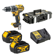 Dewalt 18V XR Brushless Combi 4Ah Kit in Toughsystem Box