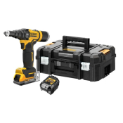 Dewalt 18V XR Brushless 4.8mm Riveter c/w 1 x 1.7Ah Battery