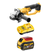 Dewalt 18V XR 125mm Premium Angle Grinder c/w 1 x 6Ah Battery and Charger