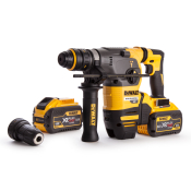 Dewalt DCH334X2-GB 54v Flexvolt Brushless SDS Plus c/w 2 x 9Ah Batteries