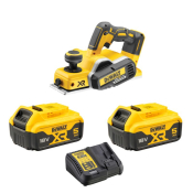 Dewalt 18V XR Brushless Planer c/w 2 x 5Ah Batteries & Charger