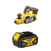 Dewalt 18V XR Brushless Planer c/w 1 x 4Ah Battery