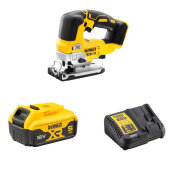 Dewalt 18V XR Brushless Jigsaw c/w 1 x 5Ah Battery & Charger