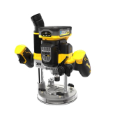 Dewalt 18V XR 1/2inch Brushless Plunge Router c/w 2 x 5Ah Powerstack Batteries