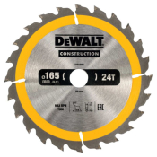 Dewalt Construction Circular Saw Blade 165 x 20 x 24T (AC)