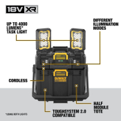 Dewalt Toughsystem 2.0 Half Width Light Box