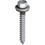 Ejot 6.5x64 Hex Self Tapper St/Stl c/w Washer (Box 100)