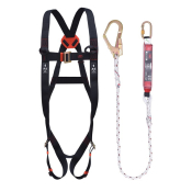 Harness c/w 1.8mtr Full Arrest Lanyard & Scaffold Hook