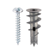 Metal Plasterboard Fixings c/w Screws (Bag 75)