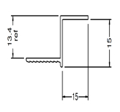 RD15 Deep Reveal Trim 3.0m Length