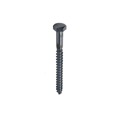 M8x50 Hex Head Coach Screw BZP (Box 100)