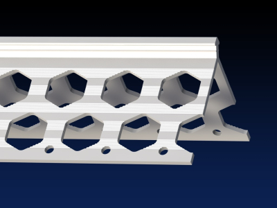 6mm Plastic Corner Bead @ 2.5m (Box 25)