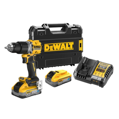 Dewalt 18v XR G3 PowerStack Combi Drill Kit c/w 2 x 5Ah