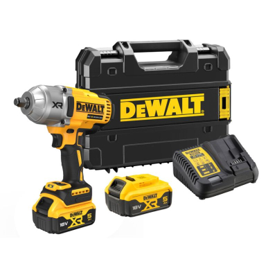 Dewalt 18V XR Brushless 1/2Inch Impact Wrench c/w 2 x 5Ah Batt
