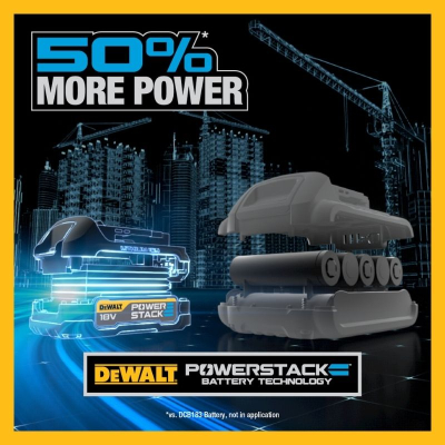 Dewalt 18v XR PowerStack G3 Compact Twin Kit