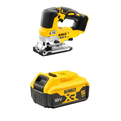 Dewalt 18V XR Brushless Jigsaw c/w 1 x 5Ah Battery