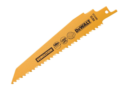 Dewalt 152mm Long Life Recip Blade 6tpi (Pack 5)