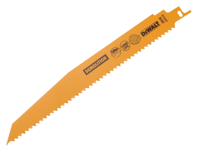 Dewalt Extreme 228mm Recip Blade 6tpi (Pack 5)