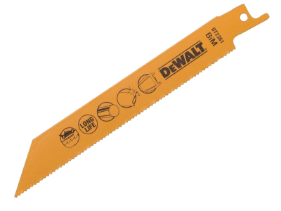 DeWalt 152mm Metal Recip Blade Fast Cut S922BF (Pack 5)
