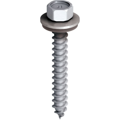 Ejot 6.5x64 Hex Self Tapper St/Stl c/w Washer (Box 100)