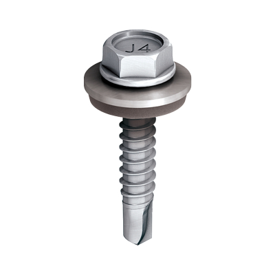 Ejot 4.8x19 Hex Head Tek Screw St/Stl c/w Washer (Box 100)