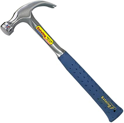 Estwing E3/16C Curved Claw Hammer Vinyl Grip 24oz