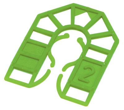 Horseshoe Packing Shim 2mm Green (Pack 1000)