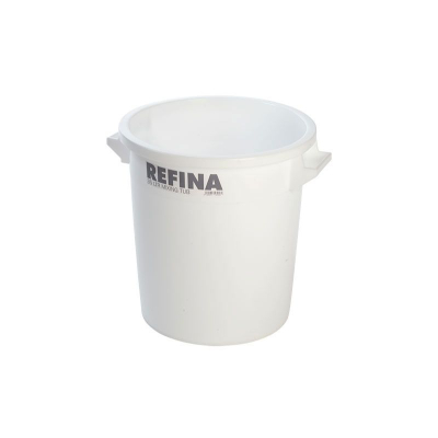 Refina White Plastic Mixing Tub With Side Handles 50L
