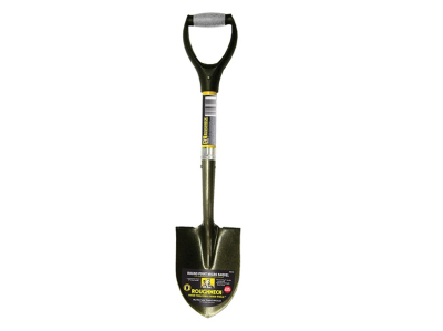 Roughneck Micro Shovel Round Point (27Inch) Handle