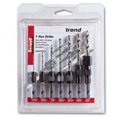 Trend Snappy 7 Piece Metric Drill Set 1-7mm
