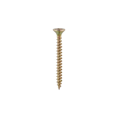 3.5x20 Solo Yellow Chipboard Screws (Box 200)