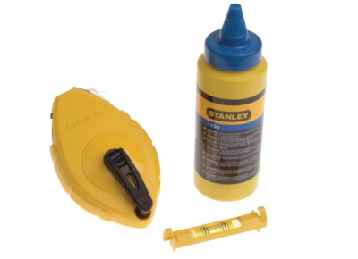 Stanley Chalk Line 30m & Blue Chalk Set