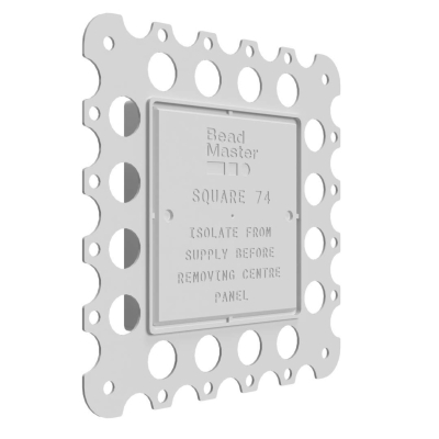 Square Switch Bead To Suit Single Switch/Socket (Box 10)