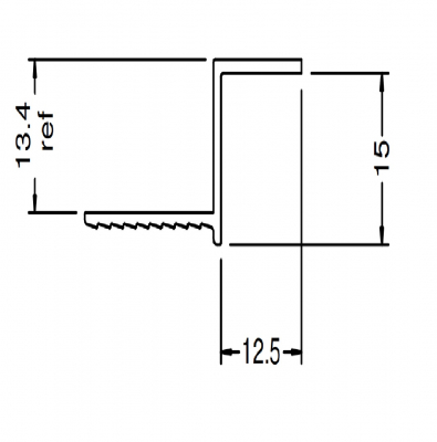 RD12 Deep Reveal Trim 3.0m Length