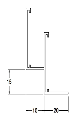 SA03 Shadow Gap Angle Trim 3.0m Length