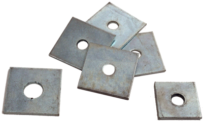 M10 x 40 x 40 Square Plate Washers BZP Box 100