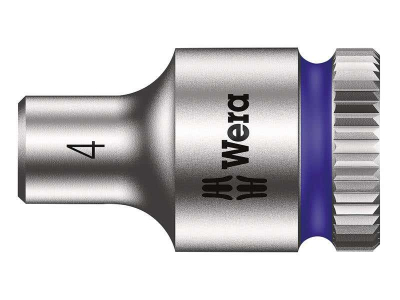 Wera Zyklop 1/4Inch Drive Socket 4mm