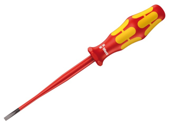 Wera Kraftform Plus 160iS VDE Slimline Screwdriver Slotted